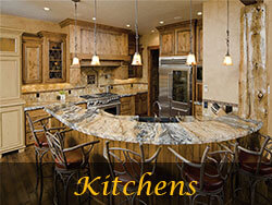 Natural Stone Kitchen Islands