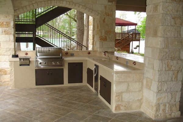 Outdoor Stone Kitchens