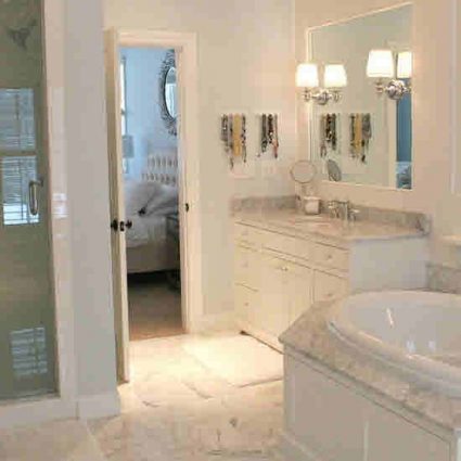 Bianaco Carrara C Honed Marble Room