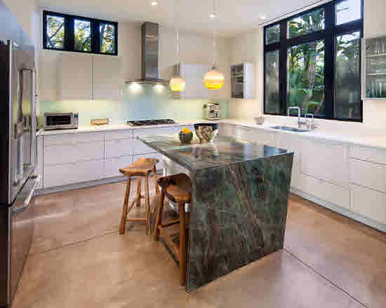 Emerald Green Quartzite Divine Design Stone Cabinets