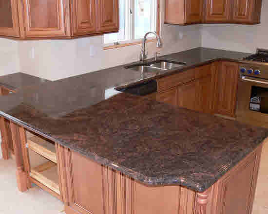 Indian Dakota Granite Divine Design Stone Cabinets