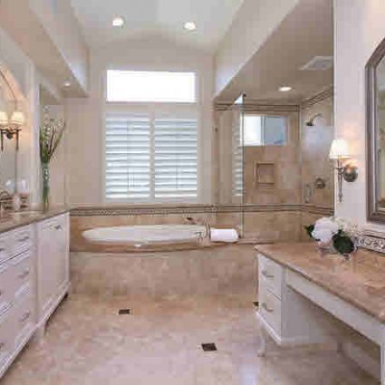 Durango Cream Travertine Room