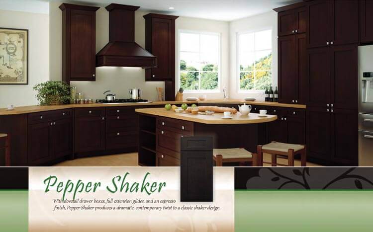 Forevermark Pepper Shaker Cabinets