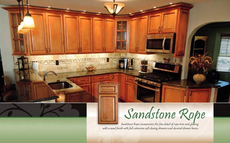 Forevermark Sandstone Rope Cabinets